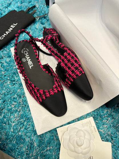 Chanel Two-Tone Slingback Sandals – Spring/Summer Collection – 2022