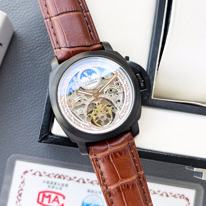 Panerai Automatic Stainless Steel Skeleton Watch