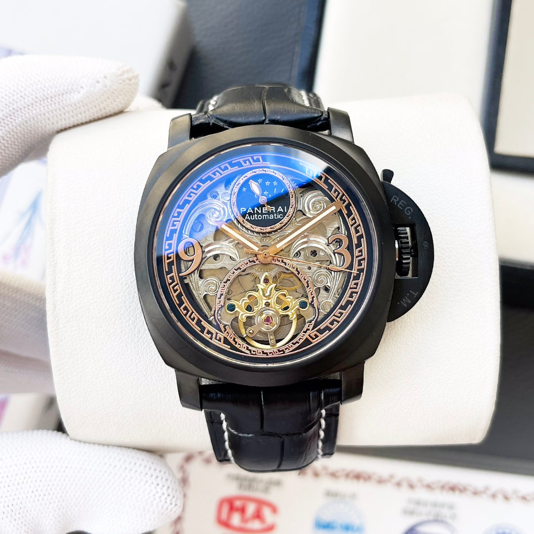 Panerai Automatic Stainless Steel Skeleton Watch