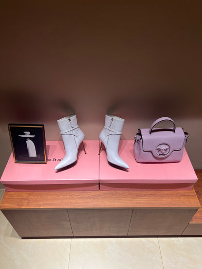 Tom Ford Luxury Metal Heel Ankle Boots