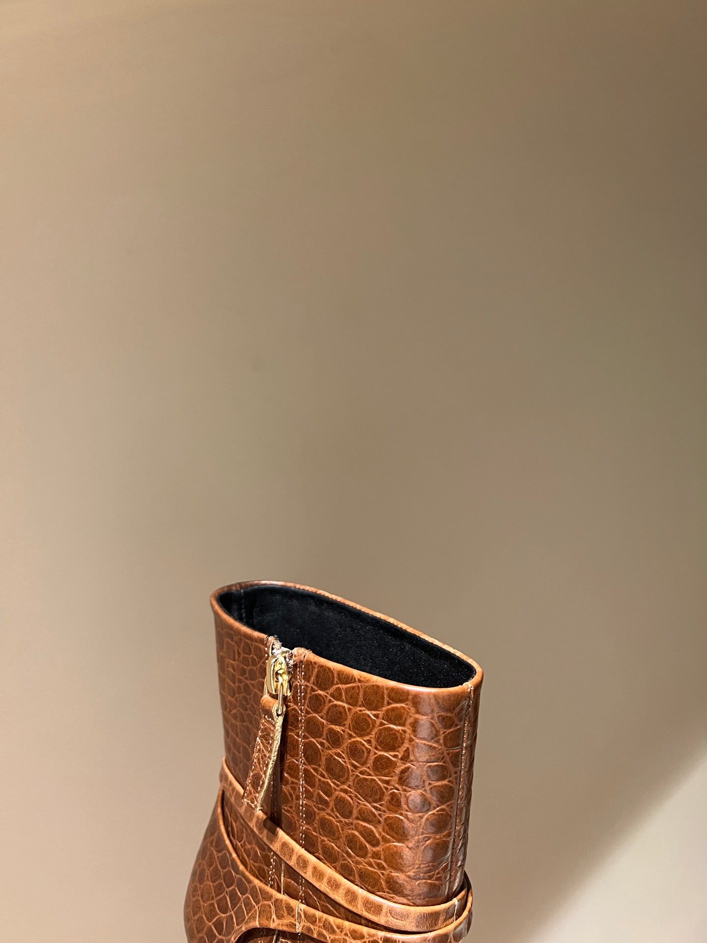 Tom Ford Luxury Metal Heel Ankle Boots