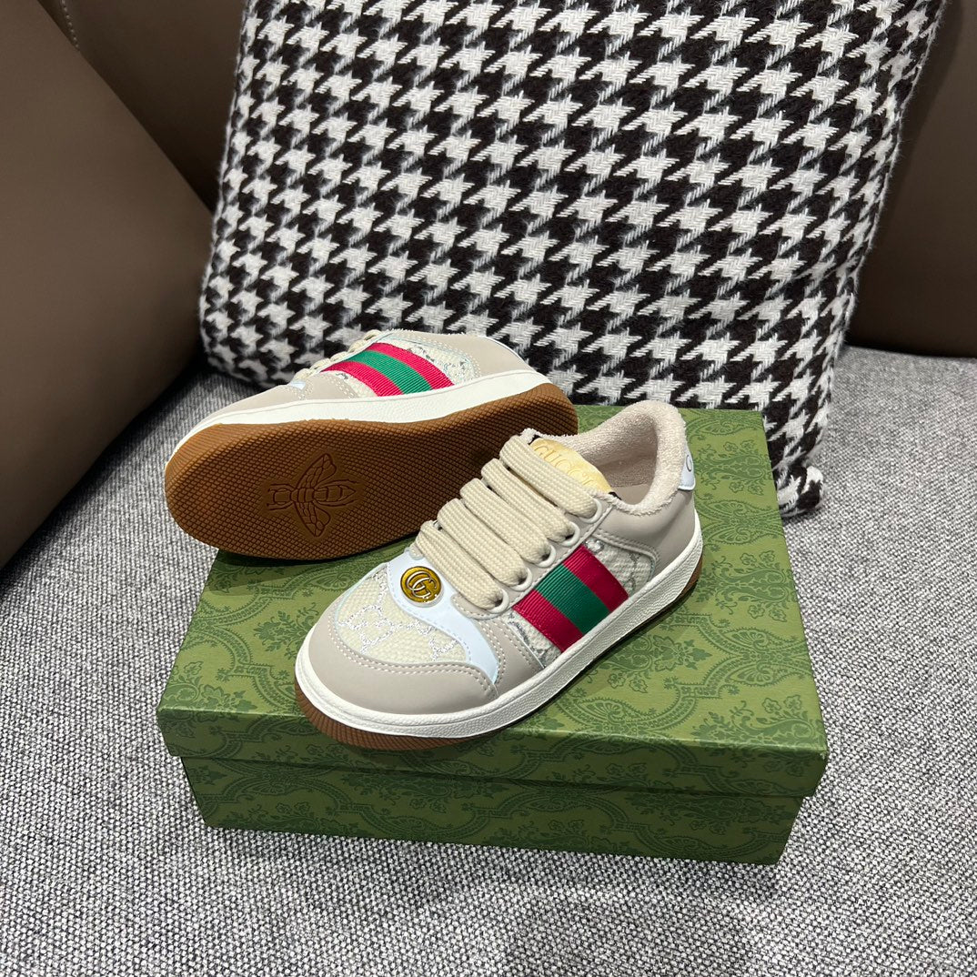 Gucci Rhyton Distressed Kids' Sneakers – Kids Collection – 2023SS