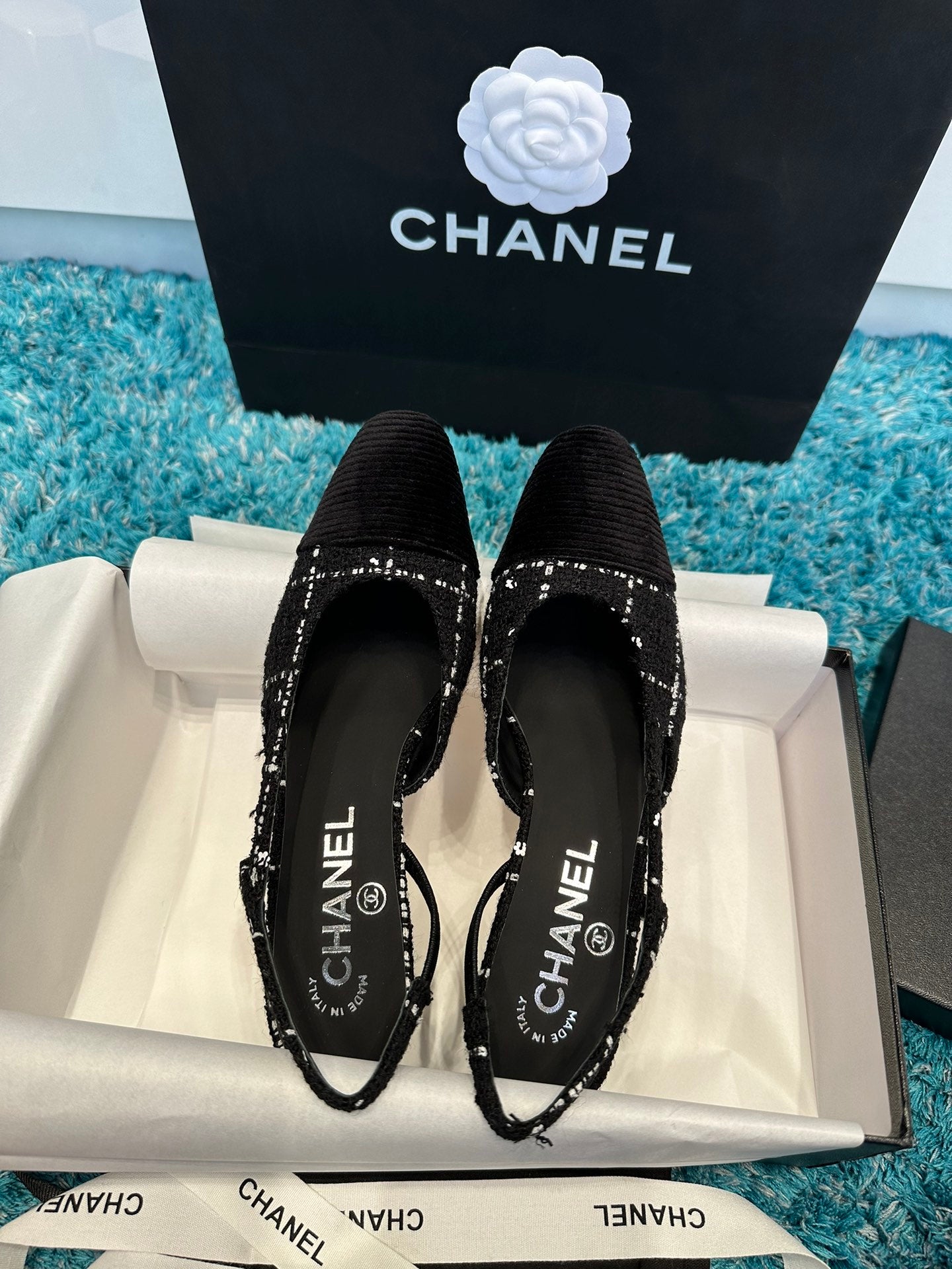 Chanel Two-Tone Slingback Sandals – Spring/Summer Collection – 2022