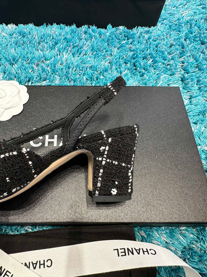 Chanel Two-Tone Slingback Sandals – Spring/Summer Collection – 2022