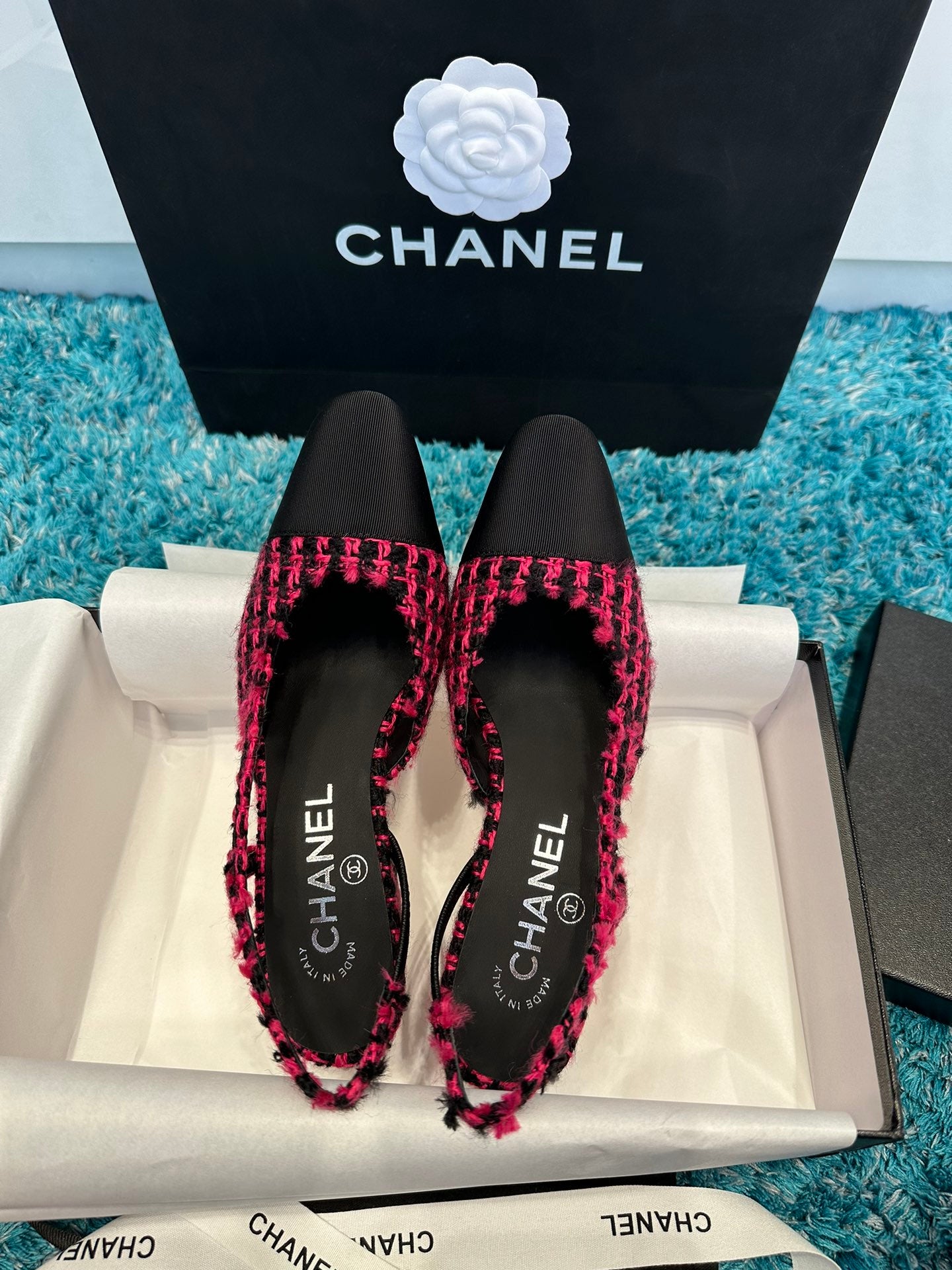 Chanel Two-Tone Slingback Sandals – Spring/Summer Collection – 2022