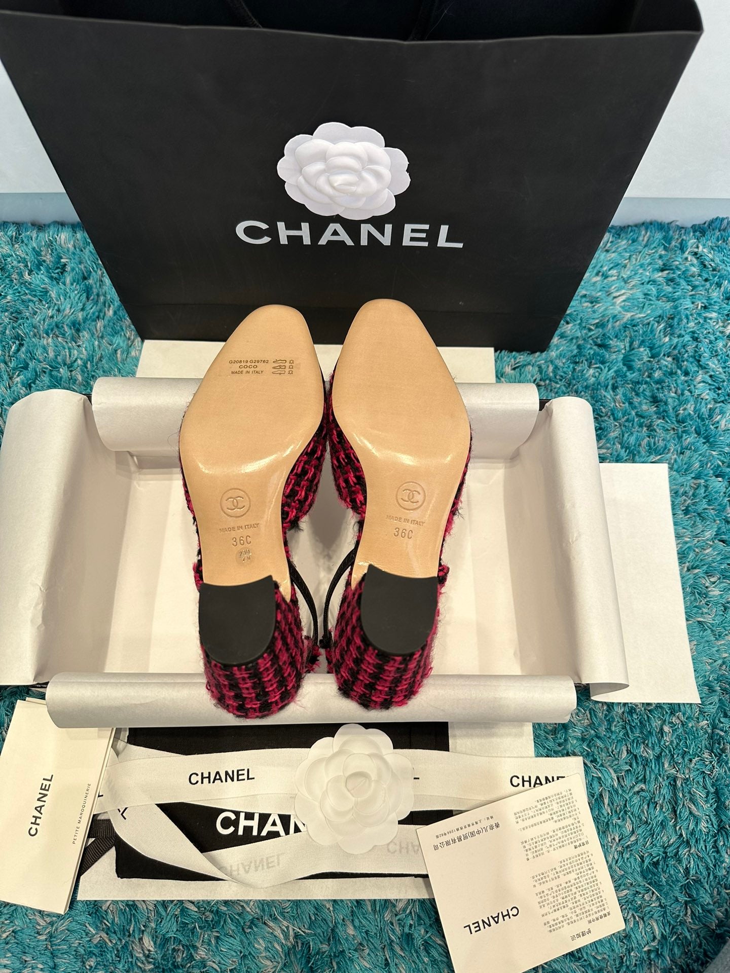 Chanel Two-Tone Slingback Sandals – Spring/Summer Collection – 2022