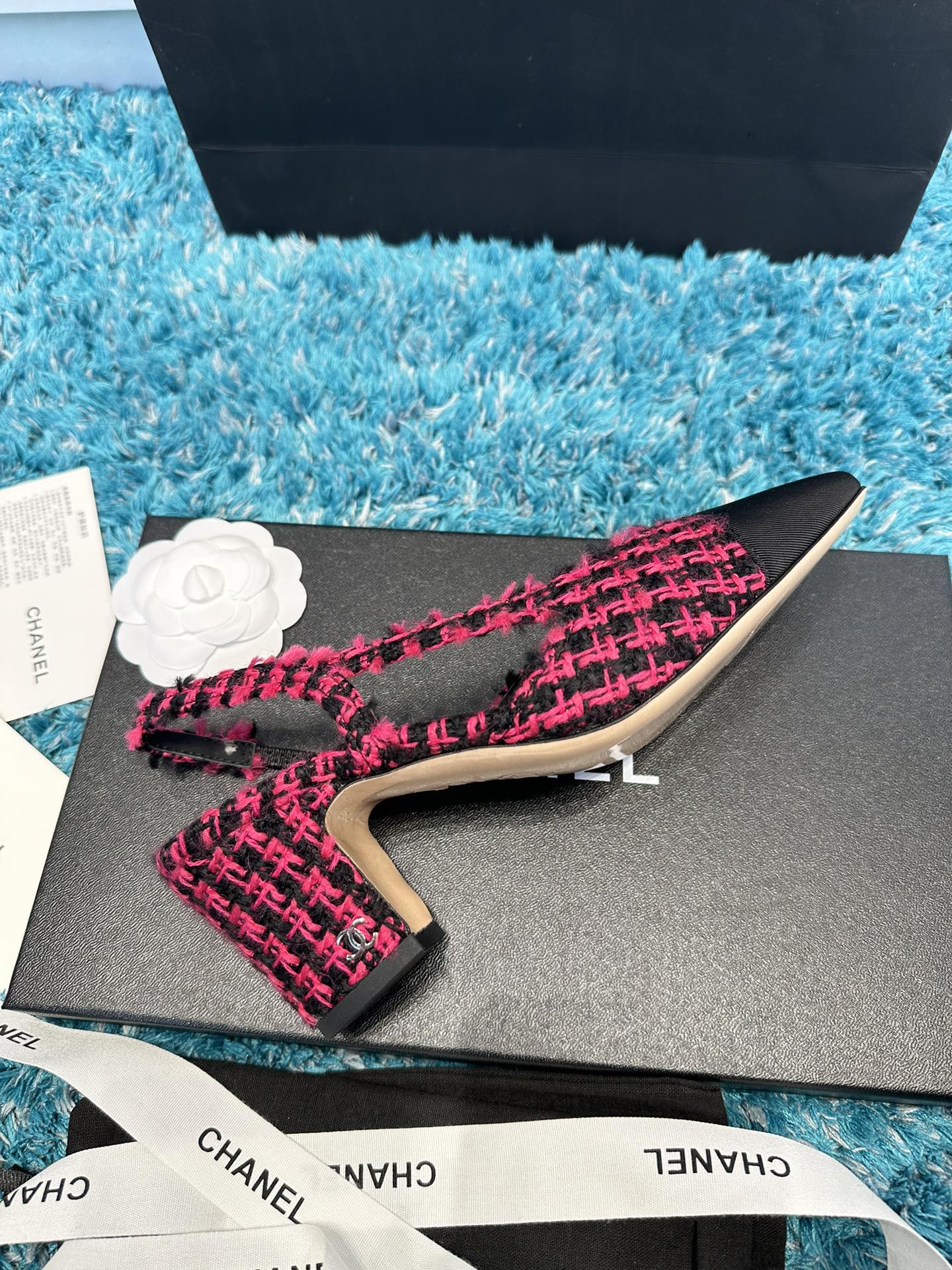 Chanel Two-Tone Slingback Sandals – Spring/Summer Collection – 2022