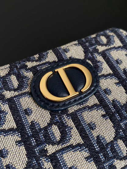 Dior Saddle Zipper Card Holder
