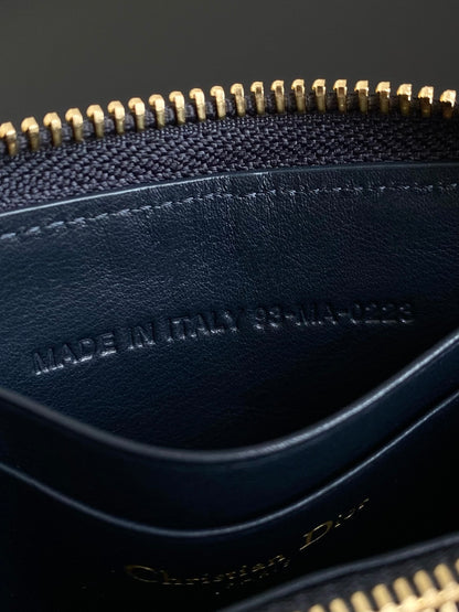 Dior Saddle Zipper Card Holder