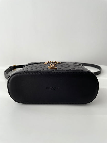 Saint Laurent Gaby Mini Quilted Lambskin Cosmetic Bag