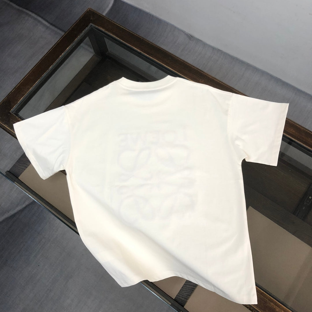 Loewe Embroidered Logo Cotton T-Shirt