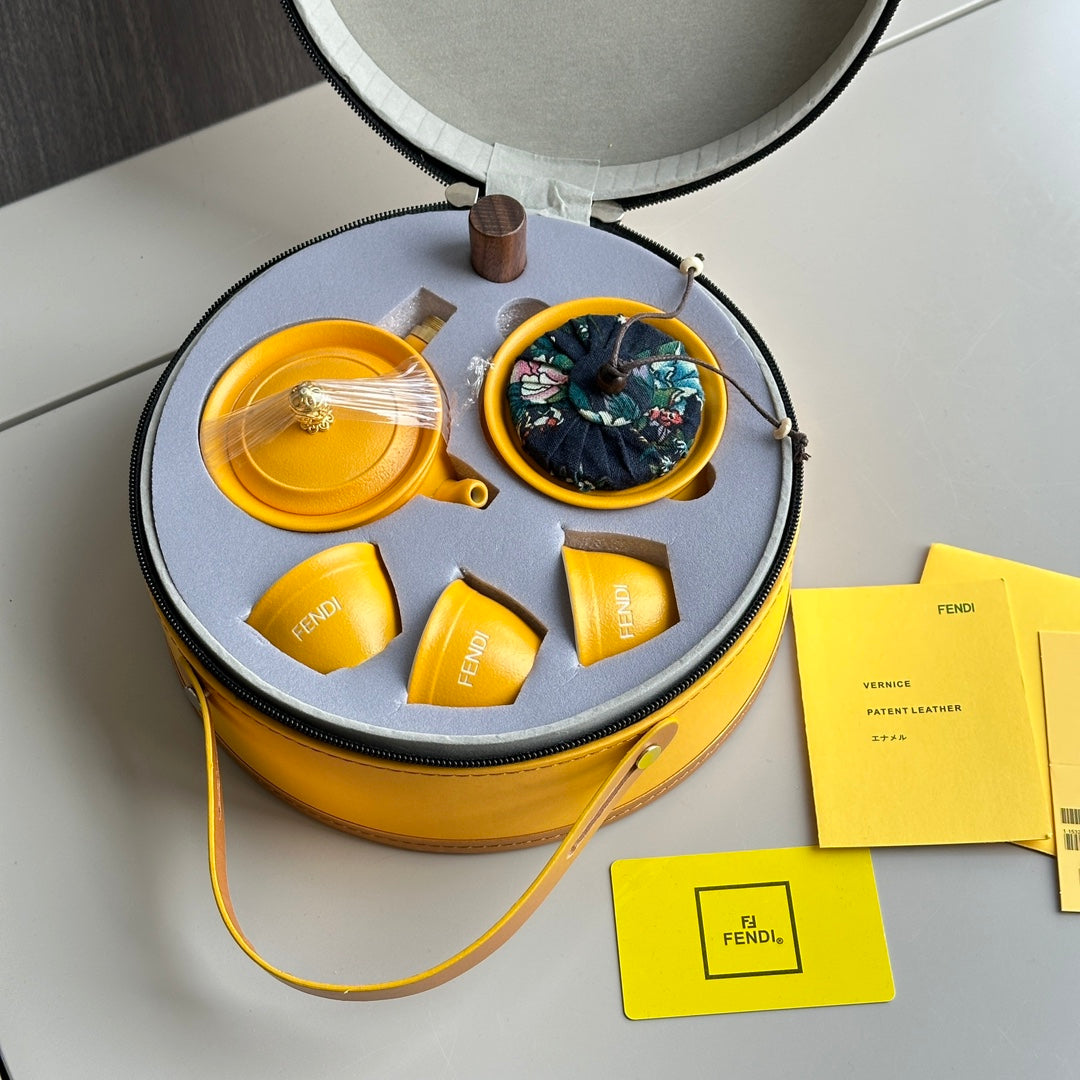 Fendi Round Box Tea Set