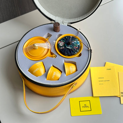 Fendi Round Box Tea Set