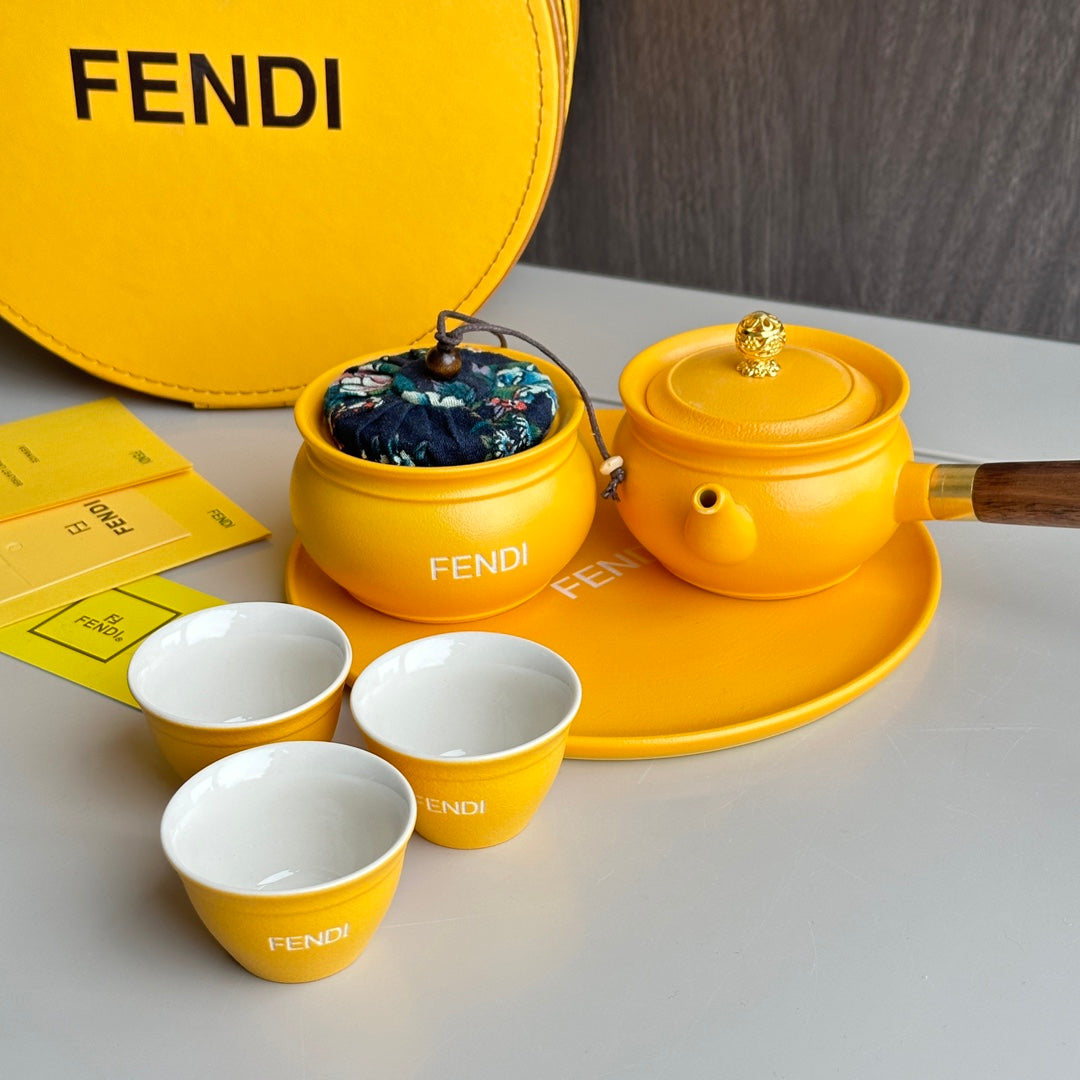Fendi Round Box Tea Set