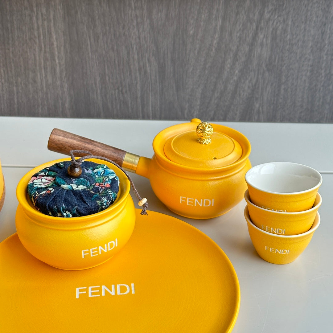 Fendi Round Box Tea Set
