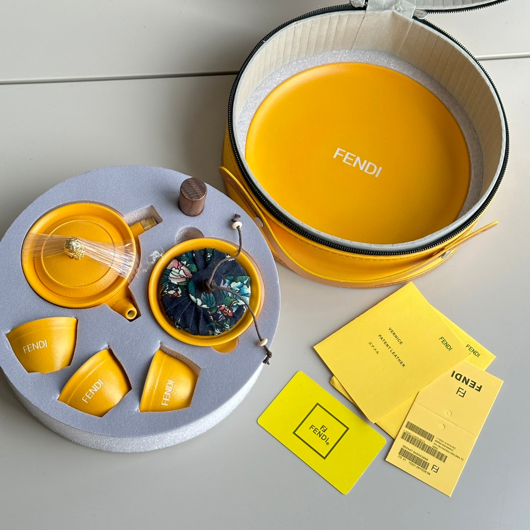 Fendi Round Box Tea Set