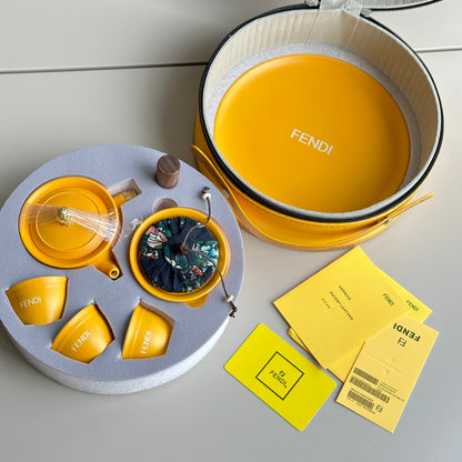 Fendi Round Box Tea Set