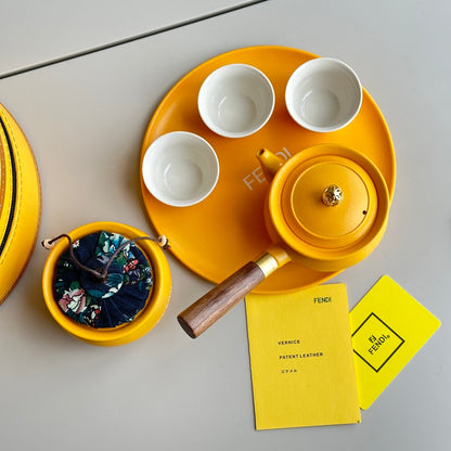 Fendi Round Box Tea Set