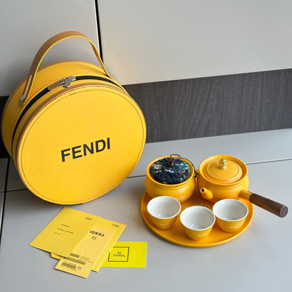 Fendi Round Box Tea Set
