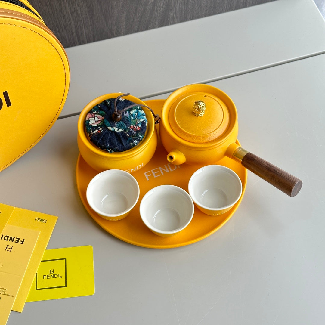 Fendi Round Box Tea Set