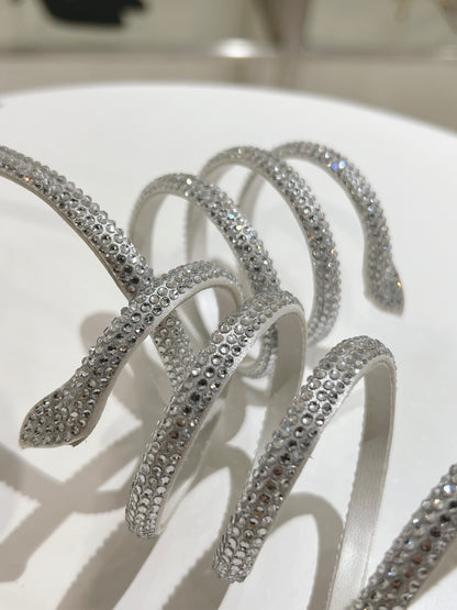 René Caovilla Cleo Crystal-Embellished Heeled Sandals – 24SS