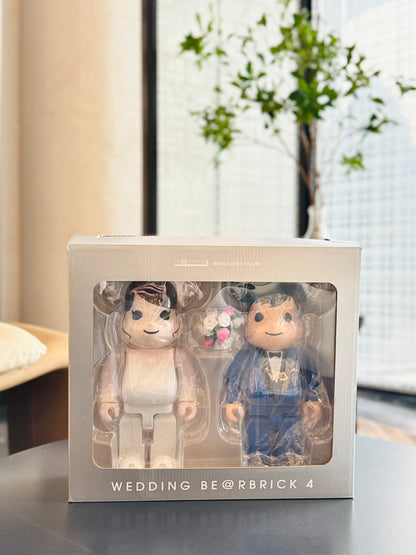 Bearbrick Wedding Collectible Figure – 2024 Valentine's Day Edition