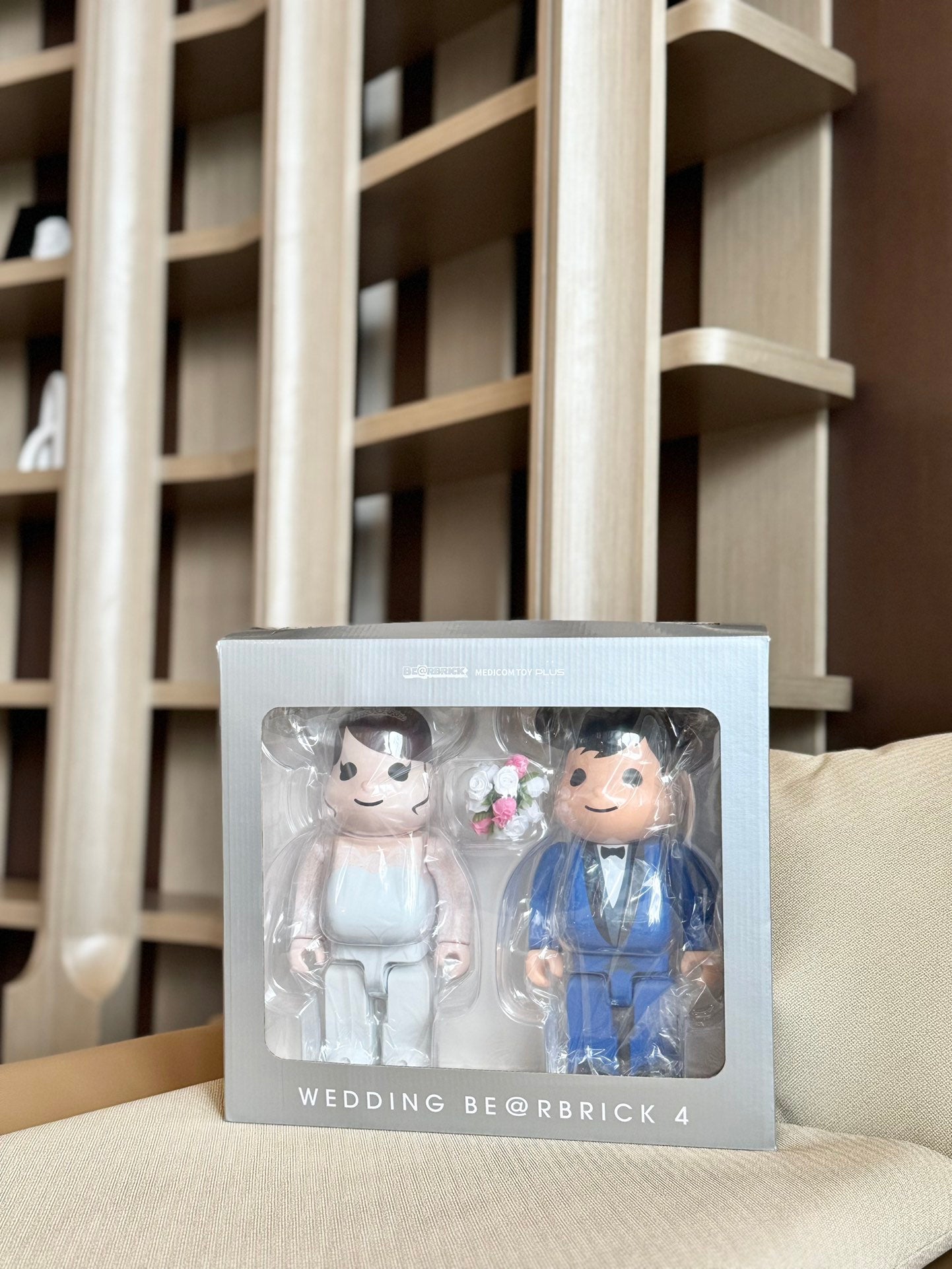Bearbrick Wedding Collectible Figure – 2024 Valentine's Day Edition