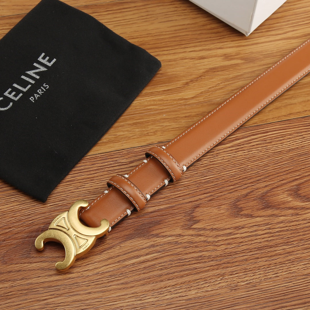 Celine Women's Leather Belt