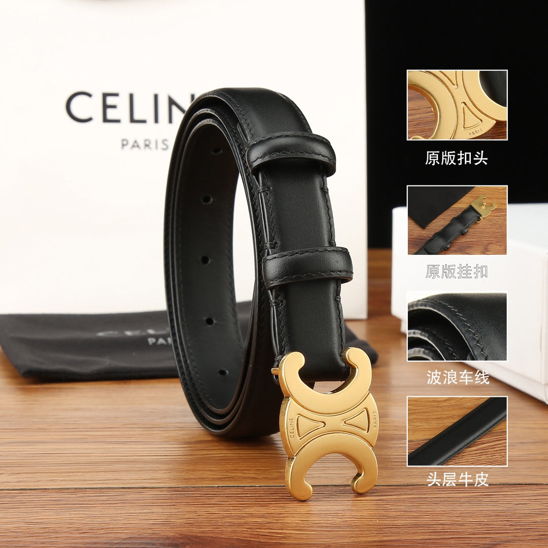 Celine Women's Leather Belt