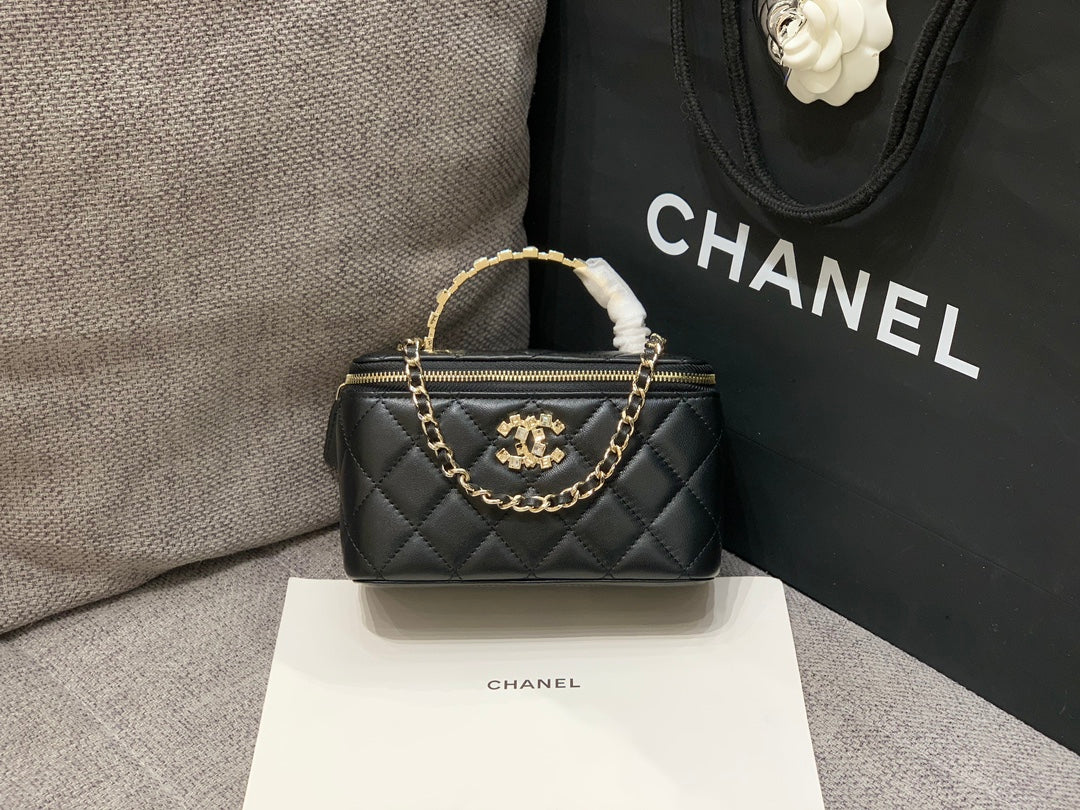 Chanel Crystal Embellished Handle Box Bag – 24P Collection