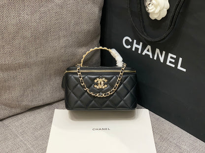 Chanel Crystal Embellished Handle Box Bag – 24P Collection