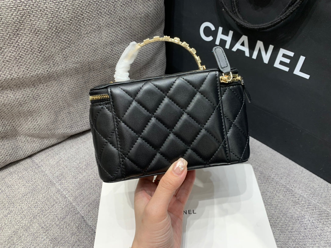 Chanel Crystal Embellished Handle Box Bag – 24P Collection