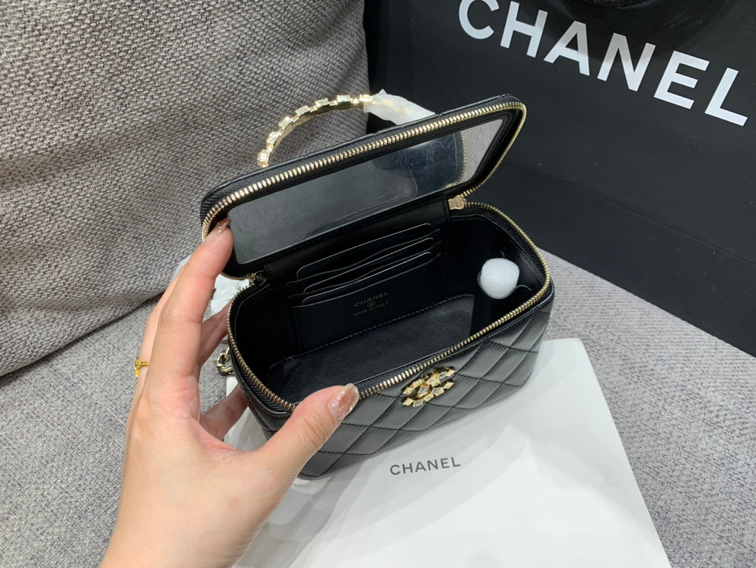 Chanel Crystal Embellished Handle Box Bag – 24P Collection