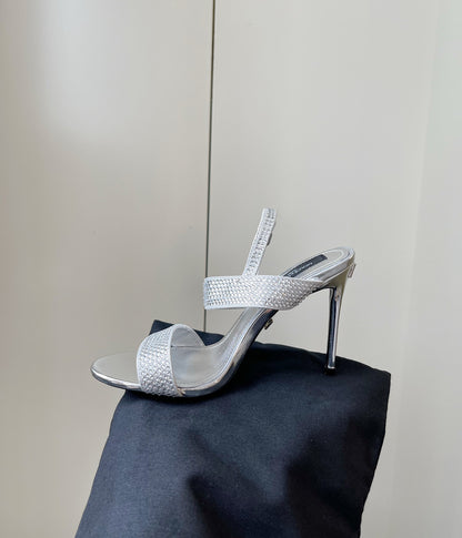 Dolce & Gabbana Rhinestone Heeled Sandals