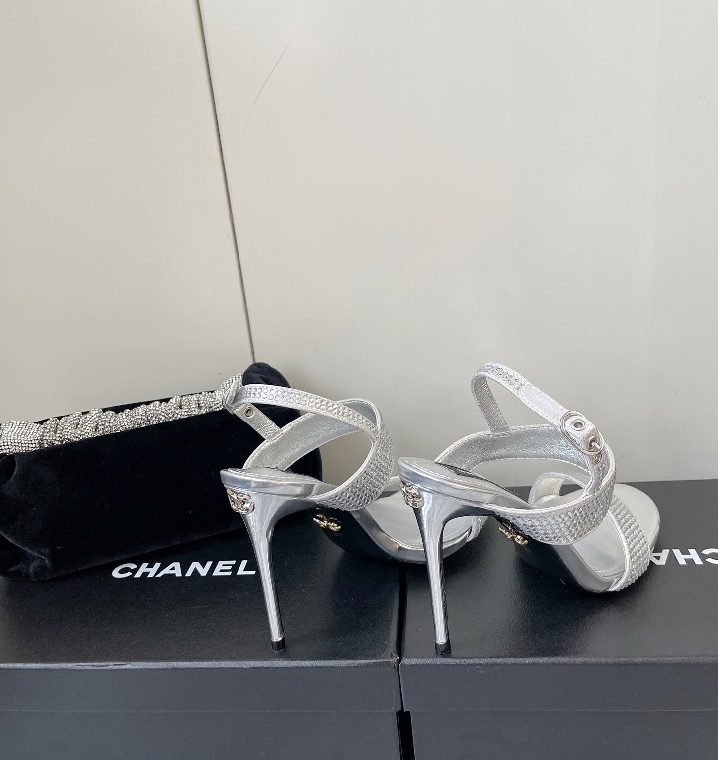 Dolce & Gabbana Rhinestone Heeled Sandals