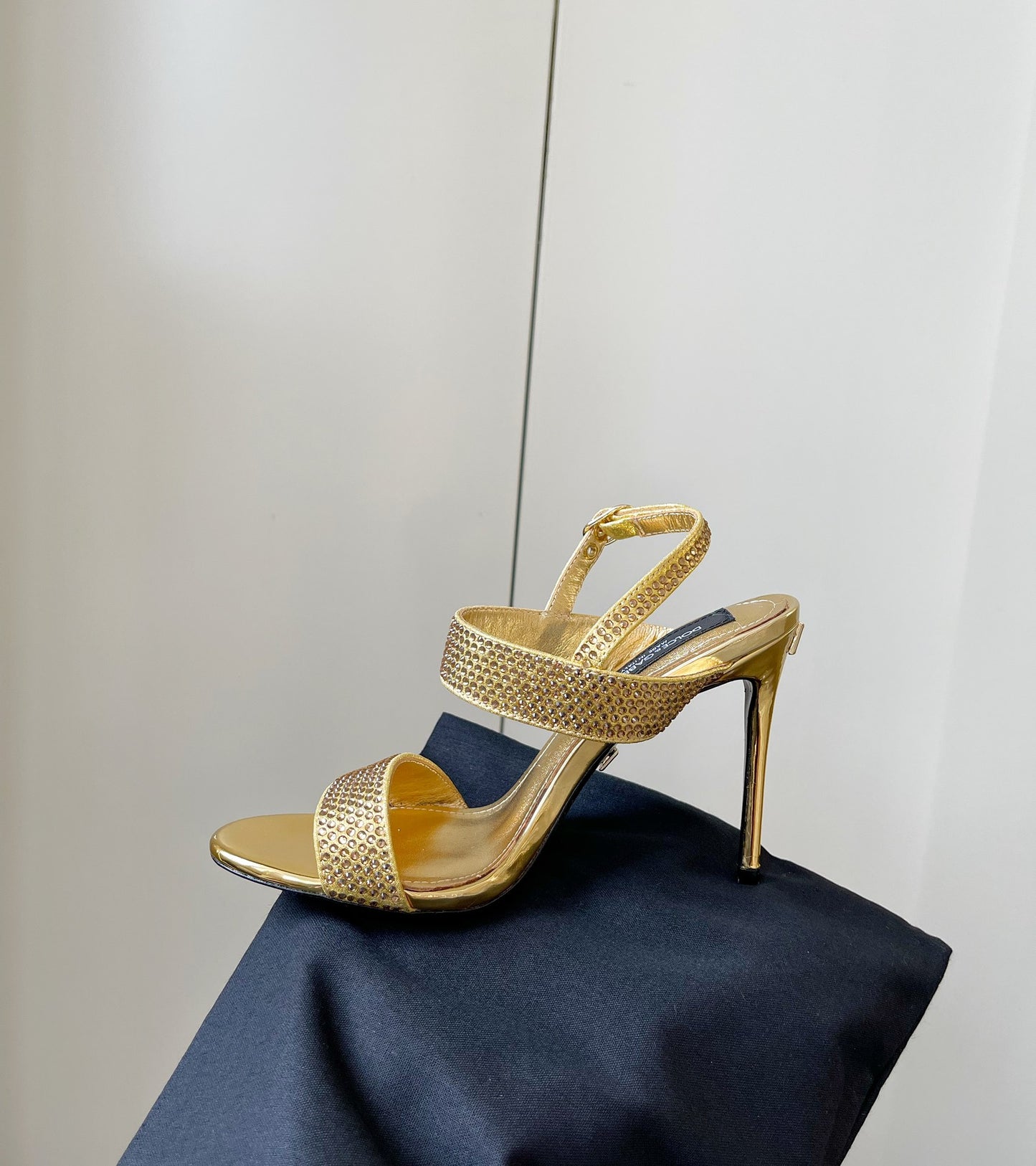 Dolce & Gabbana Rhinestone Heeled Sandals
