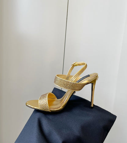 Dolce & Gabbana Rhinestone Heeled Sandals
