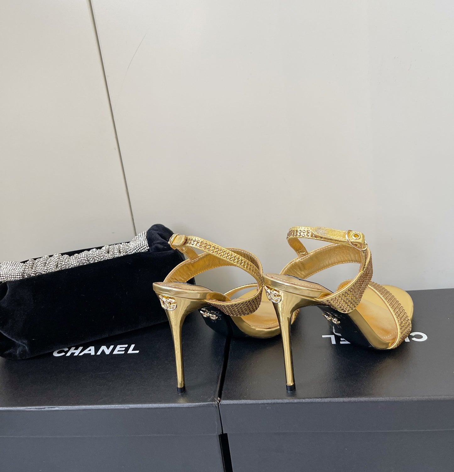 Dolce & Gabbana Rhinestone Heeled Sandals