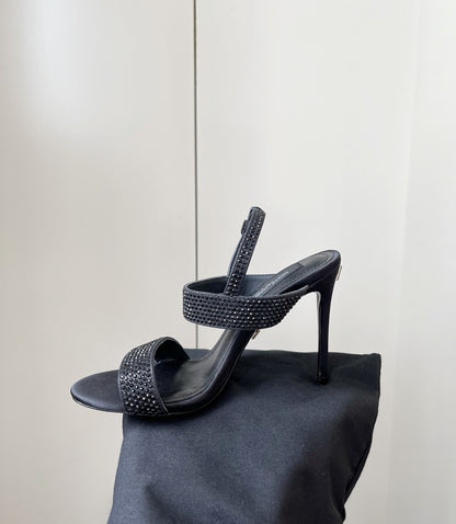Dolce & Gabbana Rhinestone Heeled Sandals
