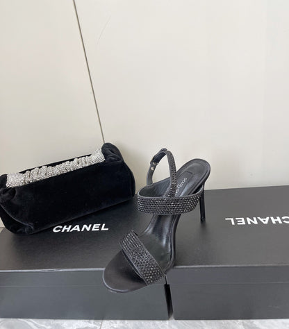 Dolce & Gabbana Rhinestone Heeled Sandals