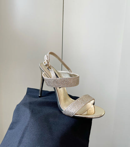 Dolce & Gabbana Rhinestone Heeled Sandals