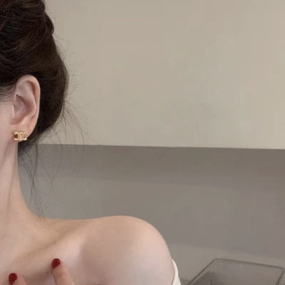 Celine Triomphe Classic Stud Earrings