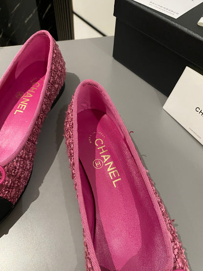 Chanel Classic Tweed Ballerina Flats