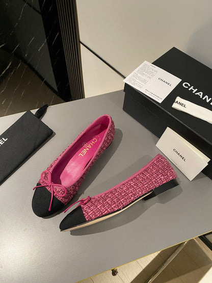 Chanel Classic Tweed Ballerina Flats