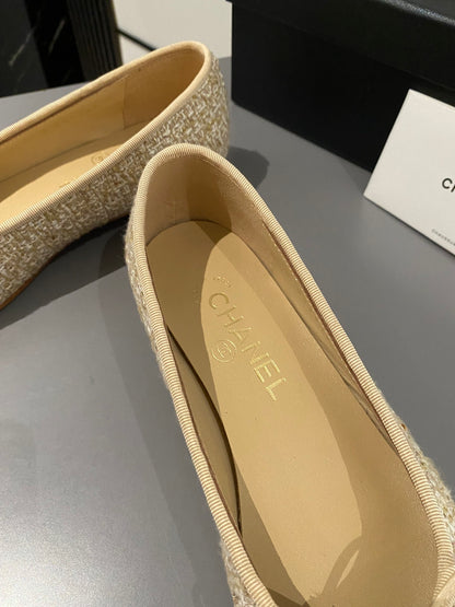 Chanel Classic Tweed Ballerina Flats