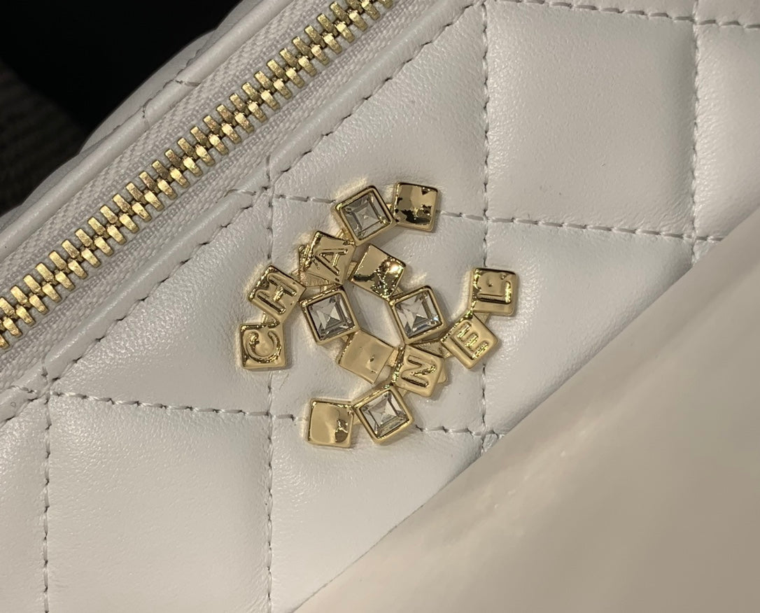 Chanel Crystal-Embellished Handle Box Bag – 24P Collection