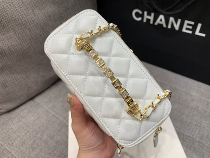 Chanel Crystal-Embellished Handle Box Bag – 24P Collection