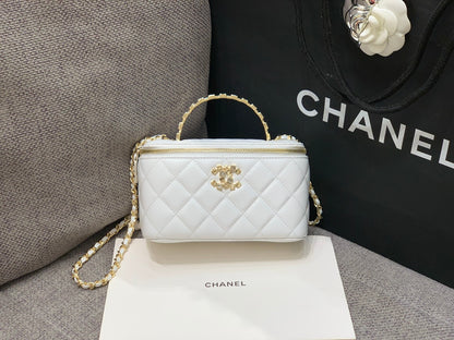 Chanel Crystal-Embellished Handle Box Bag – 24P Collection