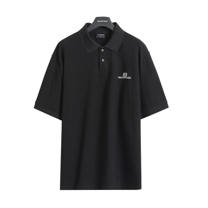 Balenciaga Double B Embroidered Polo Shirt – 26SS