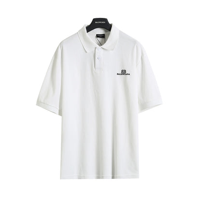 Balenciaga Double B Embroidered Polo Shirt – 26SS